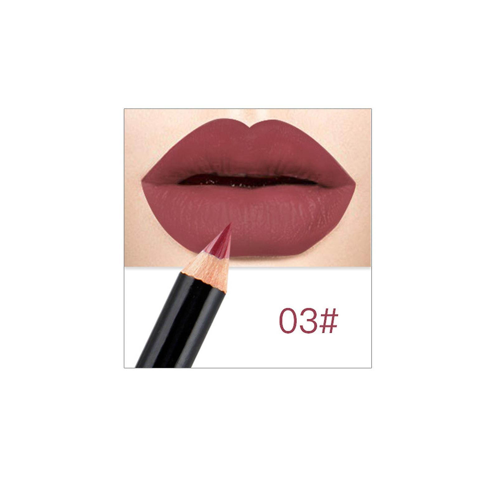 Foto 3 pulgar | Lápiz Labial Lip Liner Nude Matte  Impermeable  1 G  Huoguo - Venta Internacional.