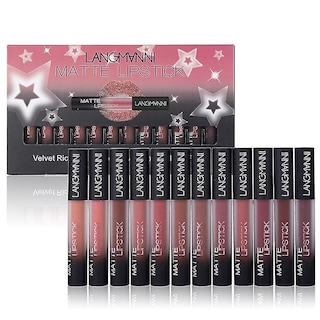 Foto 1 | Set De Maquillaje Huoguo Foundations Correcalers 12 Unidades Lápiz Labial Mate Sexy - Venta Internacional.