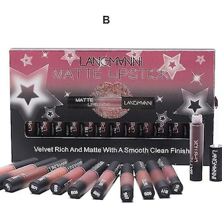Foto 3 | Set De Maquillaje Huoguo Foundations Correcalers 12 Unidades Lápiz Labial Mate Sexy - Venta Internacional.