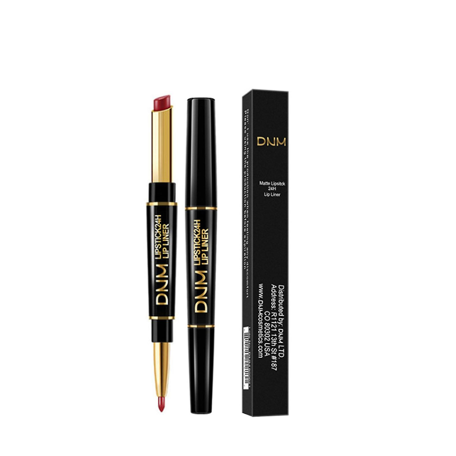 Foto 2 pulgar | Lápiz Labial Mate Huoguo Impermeable De Larga Duración Con Delineador De Labios - Venta Internacional.