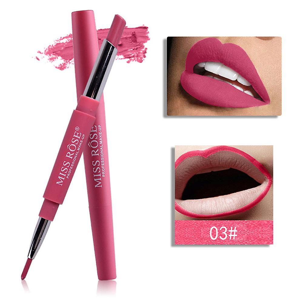Foto 2 | Delineador De Labios Miss Rose De Doble Punta  Duradero Y Resistente Al Agua  8 Colores - Venta Internacional.