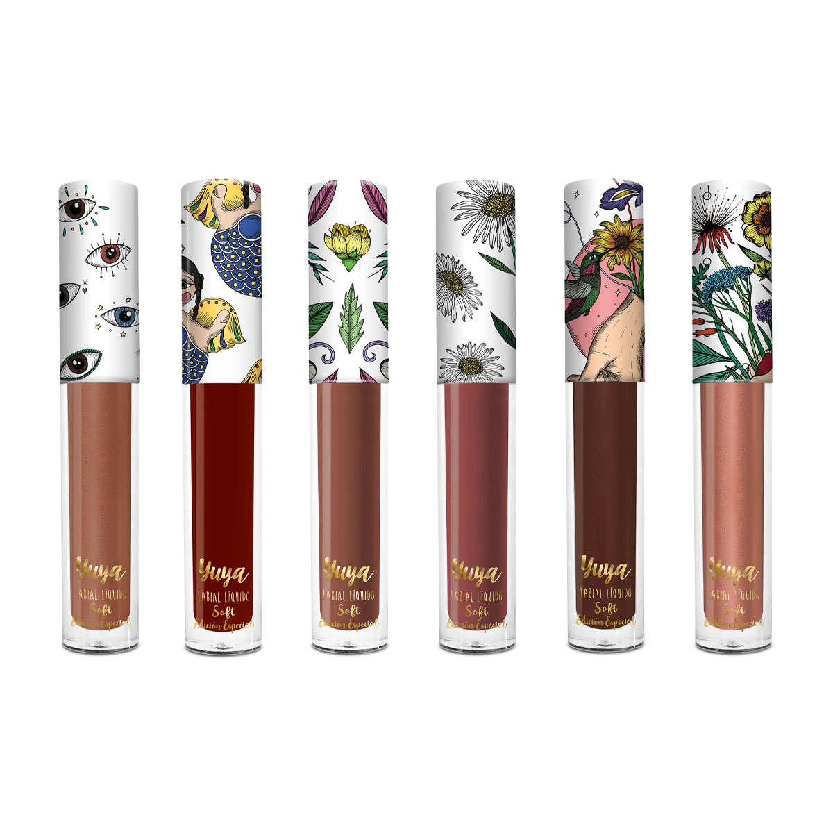 Paquete de 6 Labiales Soft - Yuya $448