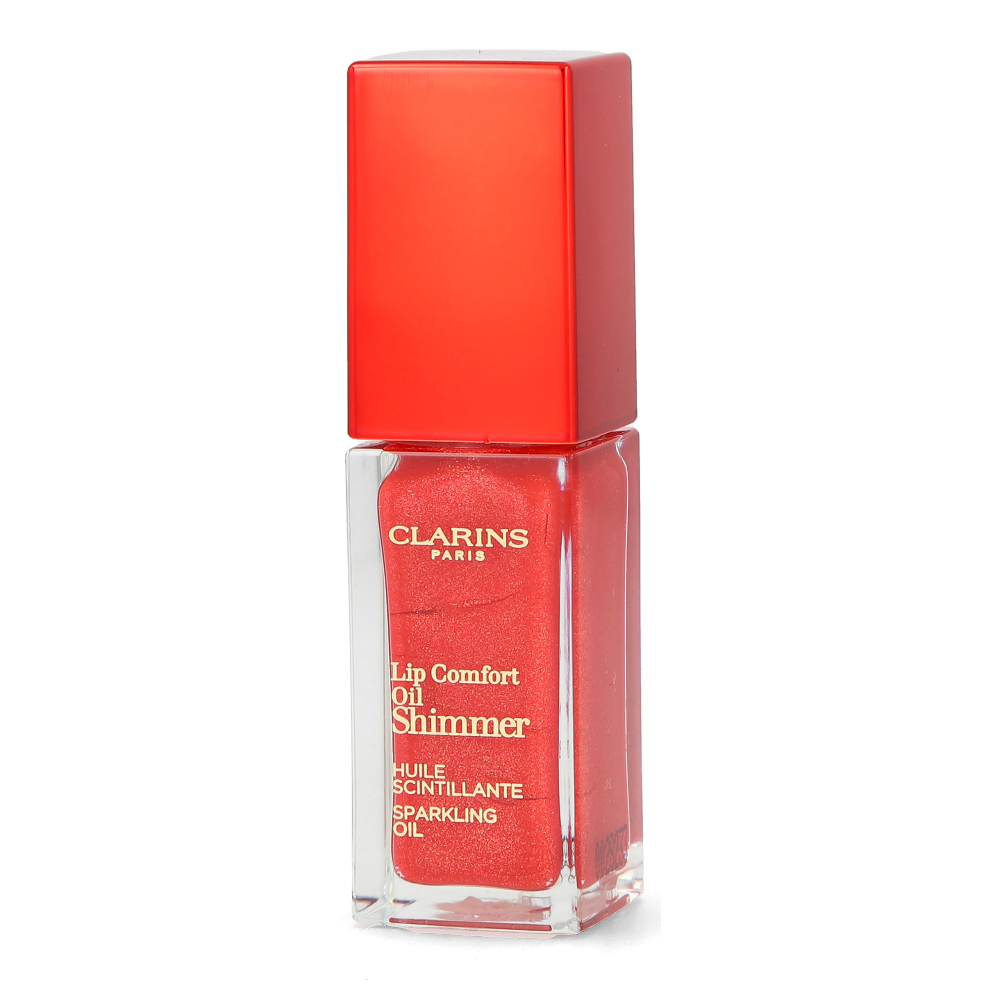 Labial Clarins 80074350 color Rojo Lip Comfort Oil Shimmer $686