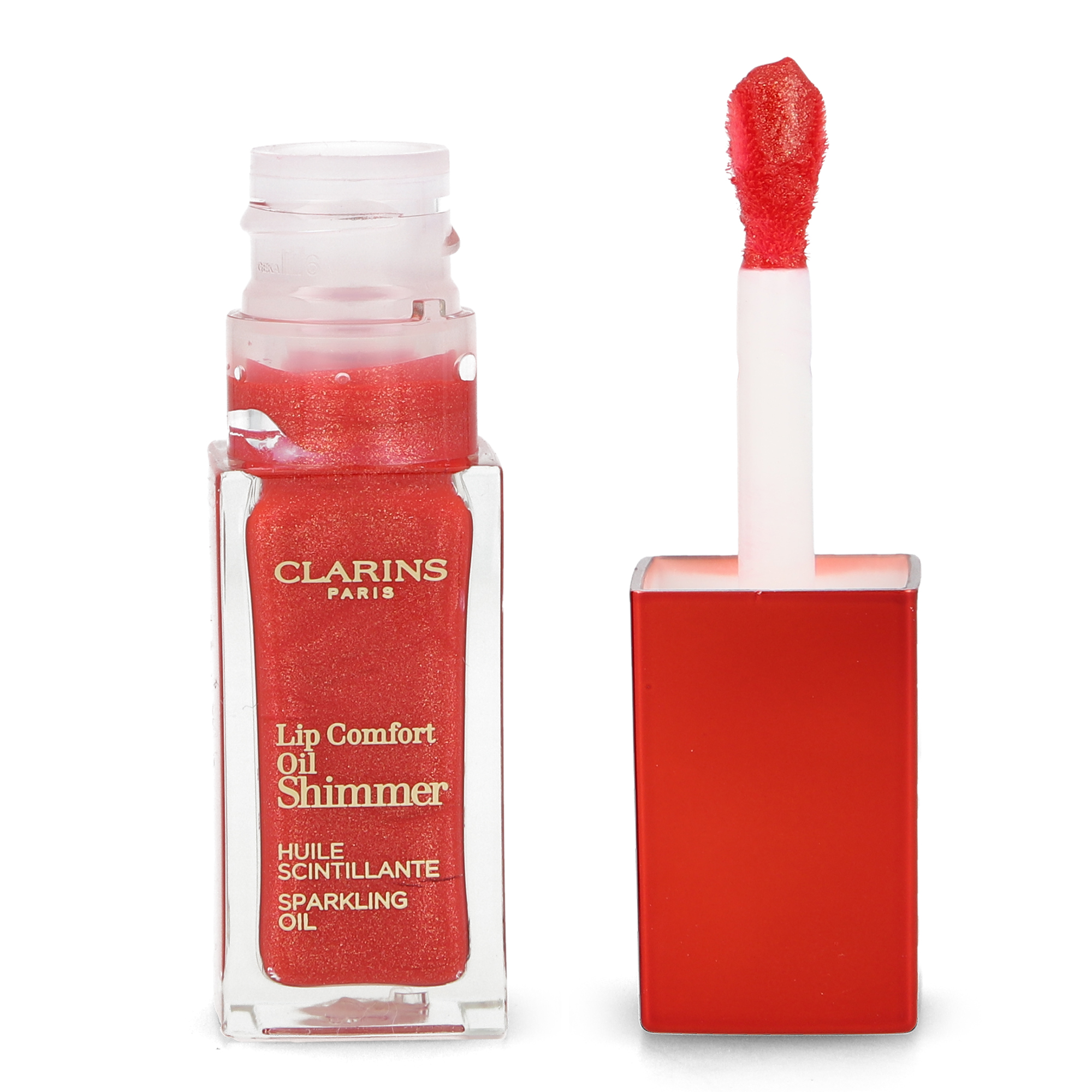 Foto 3 pulgar | Labial Clarins 80074350 color Rojo Lip Comfort Oil Shimmer