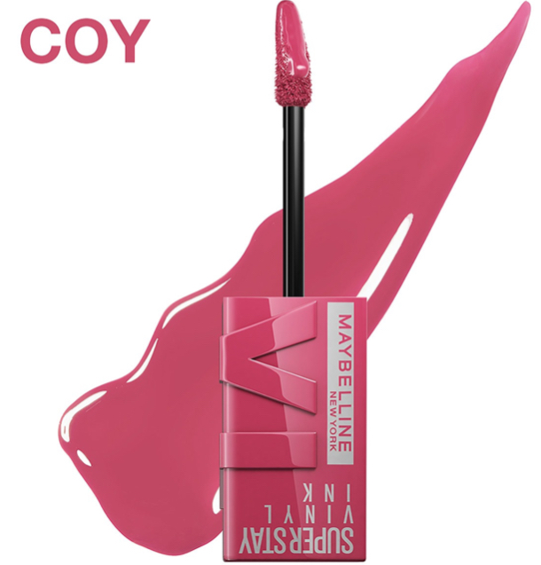 Foto 4 pulgar | Labial Brillante Maybelline Superstay Vinyl Ink color Rosa 4.2ml Coy 20