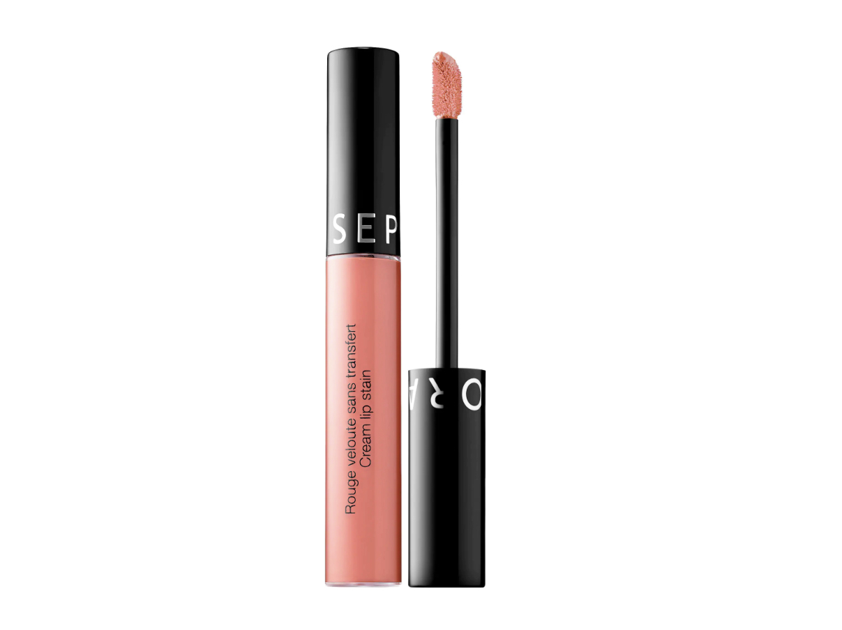 Sephora Collection Cream Lip Stain Labial Líquido color Coral Sunset