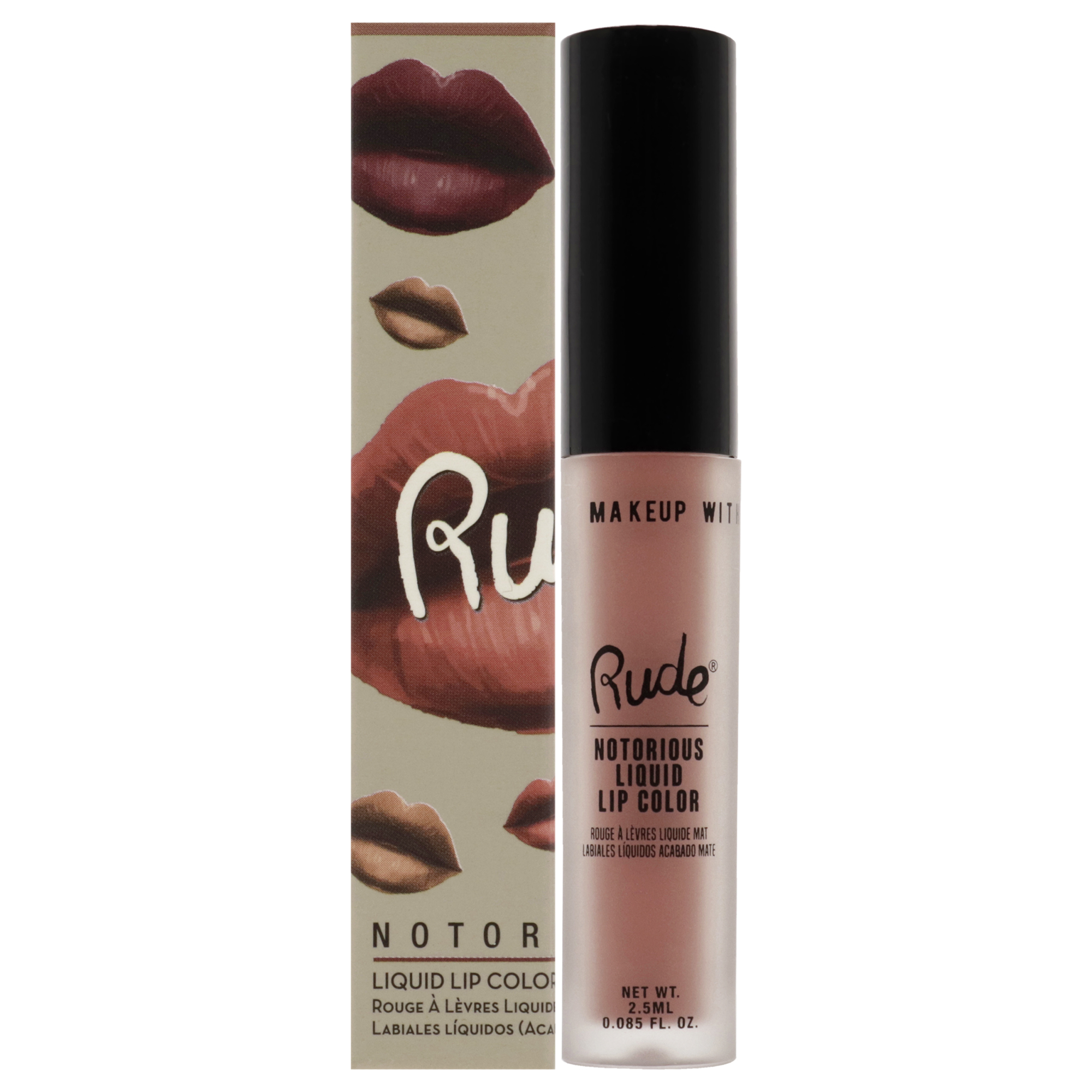 Foto 2 pulgar | Notorious Rich Long Liquid Lip Color - False Hope Rude Cosmetics Brown Colour