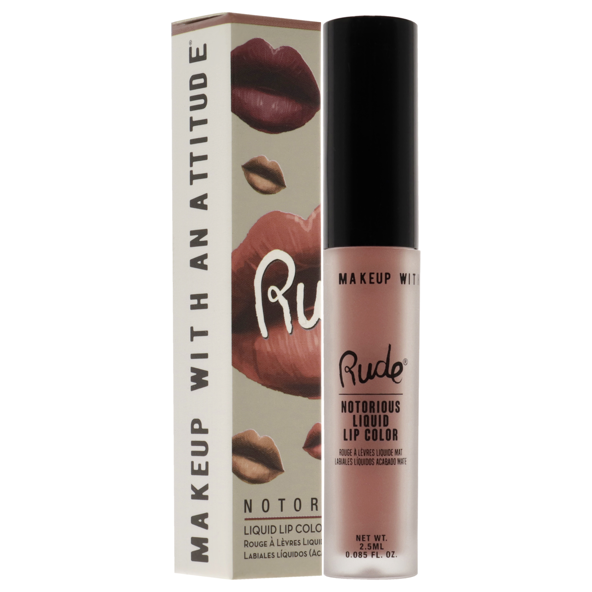 Foto 4 pulgar | Notorious Rich Long Liquid Lip Color - False Hope Rude Cosmetics Brown Colour