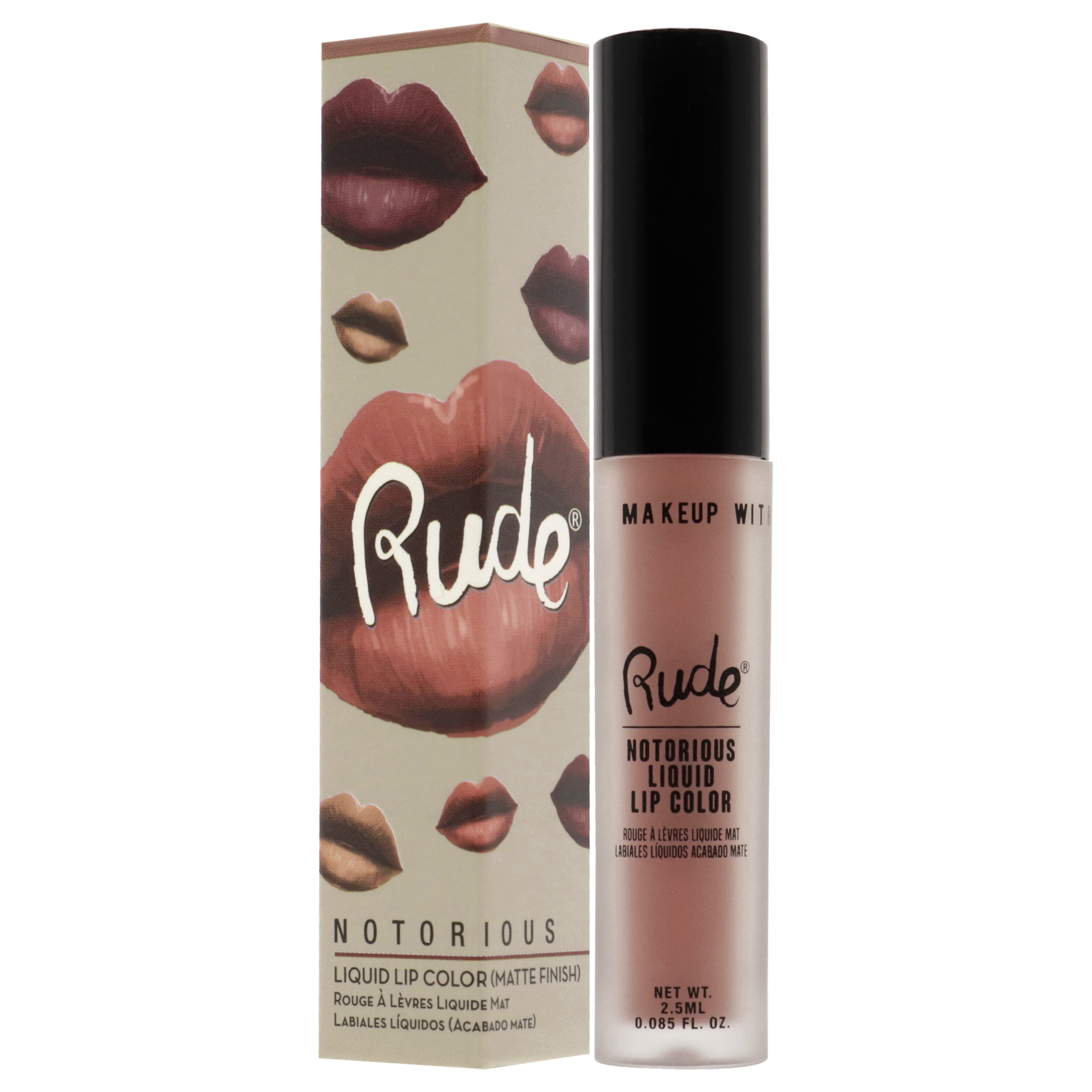 Foto 5 pulgar | Notorious Rich Long Liquid Lip Color - False Hope Rude Cosmetics Brown Colour