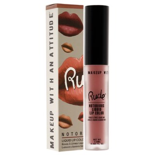 Foto 3 | Notorious Rich Long Liquid Lip Color - Obscene Gesture Rude Cosmetics Brown Colour