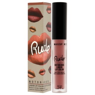 Foto 4 | Notorious Rich Long Liquid Lip Color - Obscene Gesture Rude Cosmetics Brown Colour