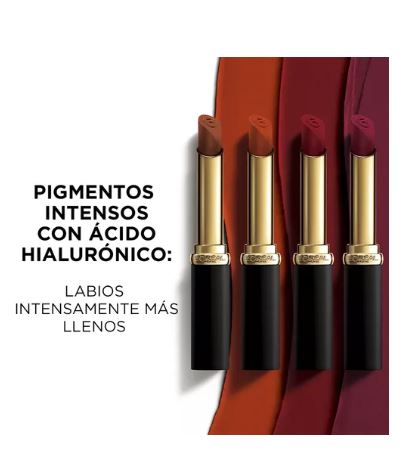 Foto 4 pulgar | Labial Color Riche Intense Volume Matte L'oréal Paris Acabado Mate Color 346 Rouge Determination