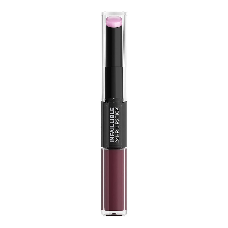 Lipstick Infallible L'Oréal Paris 24hr X3 Dos Pasos 215 Wine O Clock