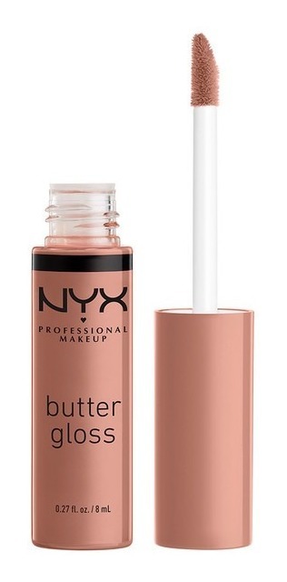 Foto 3 pulgar | Labial Líquido NYX Butter Gloss Cobertura Ligera a Media 8 ML Madeleine