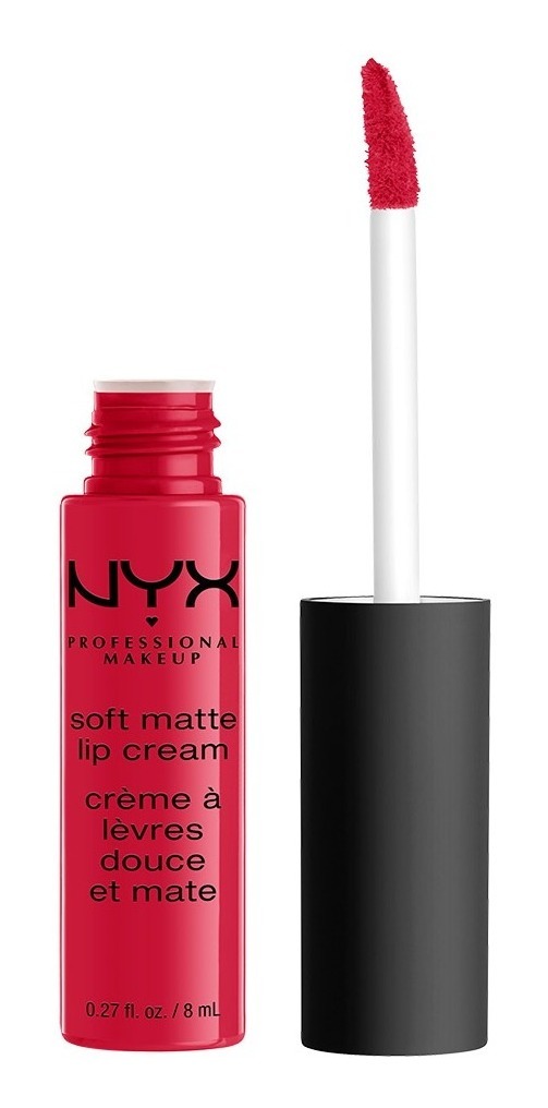 Foto 4 pulgar | Labial Líquido Nyx Soft Matte Lip Cream Tono Amsterdam 8 Ml