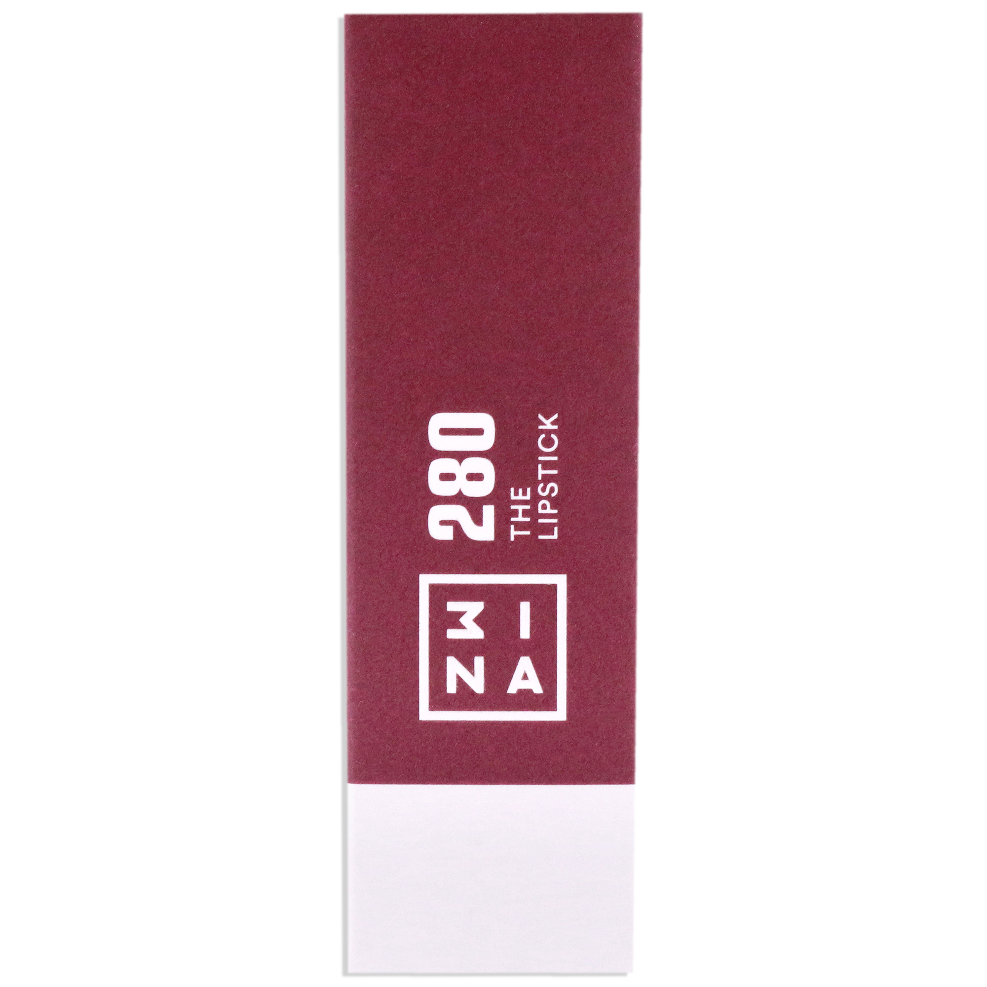 Foto 5 pulgar | Labial 3ina - 280 Rojo Oscuro Brillante 0.11 oz