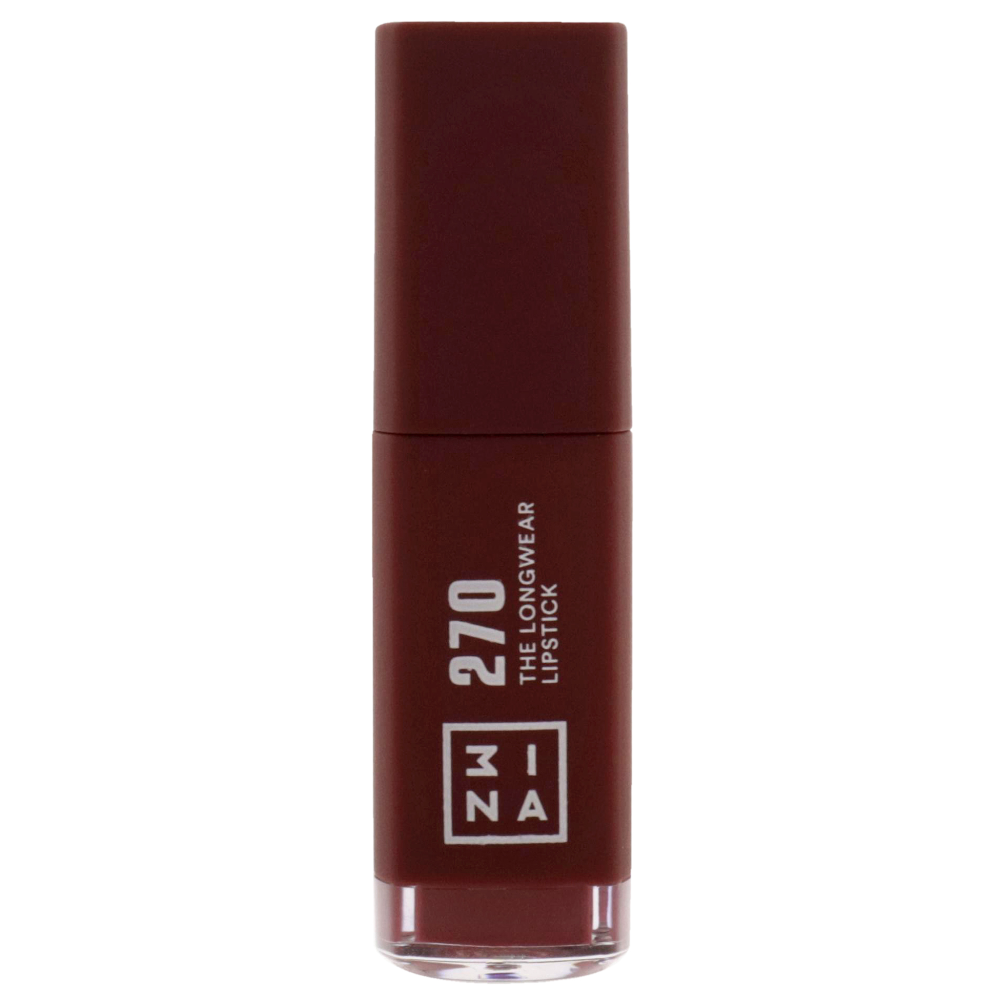 Foto 2 | Labial de Larga Duración 3ina 270 Rojo Oscuro 0.20 oz