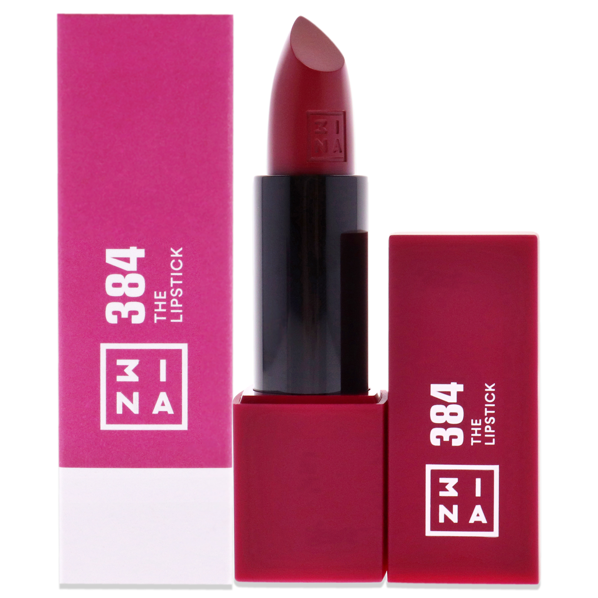 Foto 2 pulgar | Labial 3ina 384 Dark Raspberry Acabado Mate y Brillante 4.5g