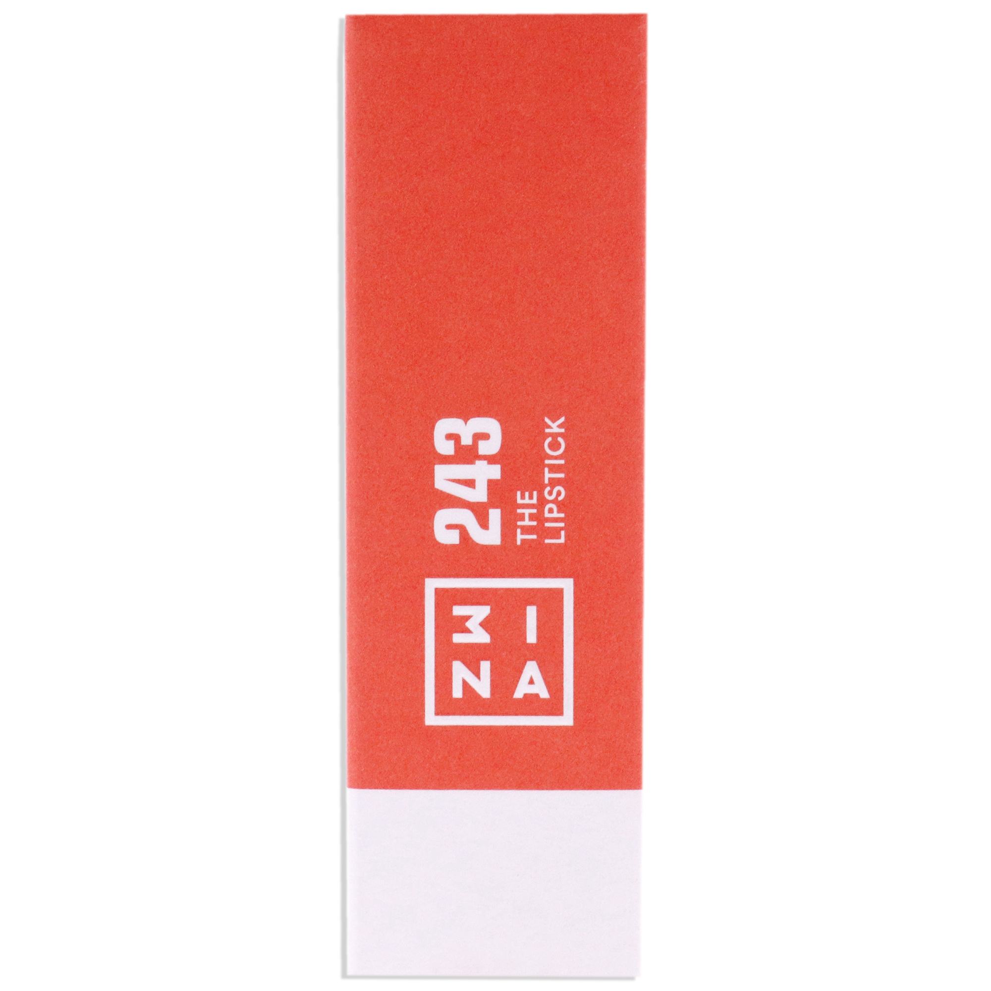 Foto 5 pulgar | Labial 3ina - 243 Coral Rojo Brillante 0.11 Oz