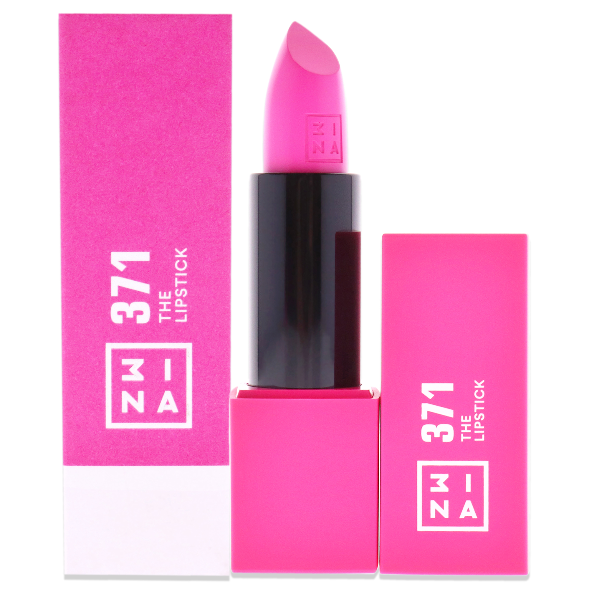 Foto 2 pulgar | Labial 3ina 371 Hot Pink