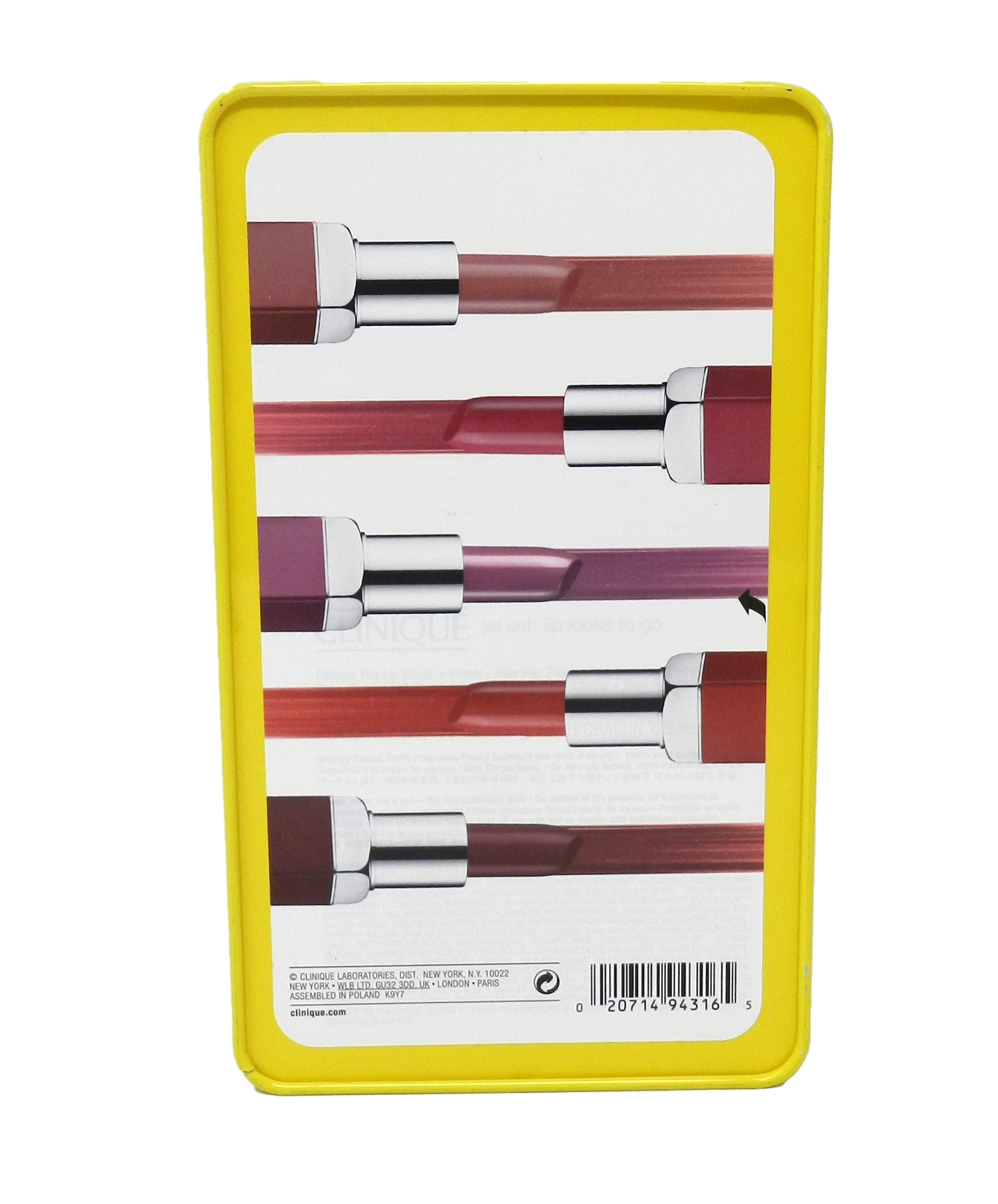 Foto 2 pulgar | Venta Internacional - Set De Pintalabios Clinique Jet Set Lip Looks To Go De 5 Pie