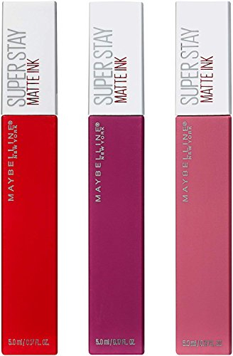 Foto 2 pulgar | Venta Internacional - Set de Lápiz Labial Líquido Maybelline Superstay 3 Piezas