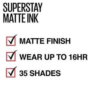 Foto 7 | Venta Internacional - Lápiz Labial Líquido Maybelline New York Superstay de Tinta Mate 0.17 Onzas