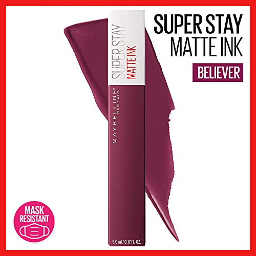 Foto 4 | Venta Internacional -  Labial Líquido Maybelline New York Superstay Lápiz de Tinta Mate Creyente 0.17 Onzas