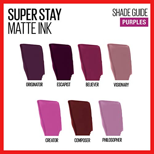 Foto 7 | Venta Internacional -  Labial Líquido Maybelline New York Superstay Lápiz de Tinta Mate Creyente 0.17 Onzas