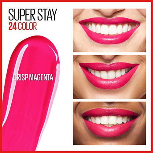 Foto 4 pulgar | Maybelline Superstay 24 Lápiz Labial Líquido De 2 Pasos Magenta Crujiente