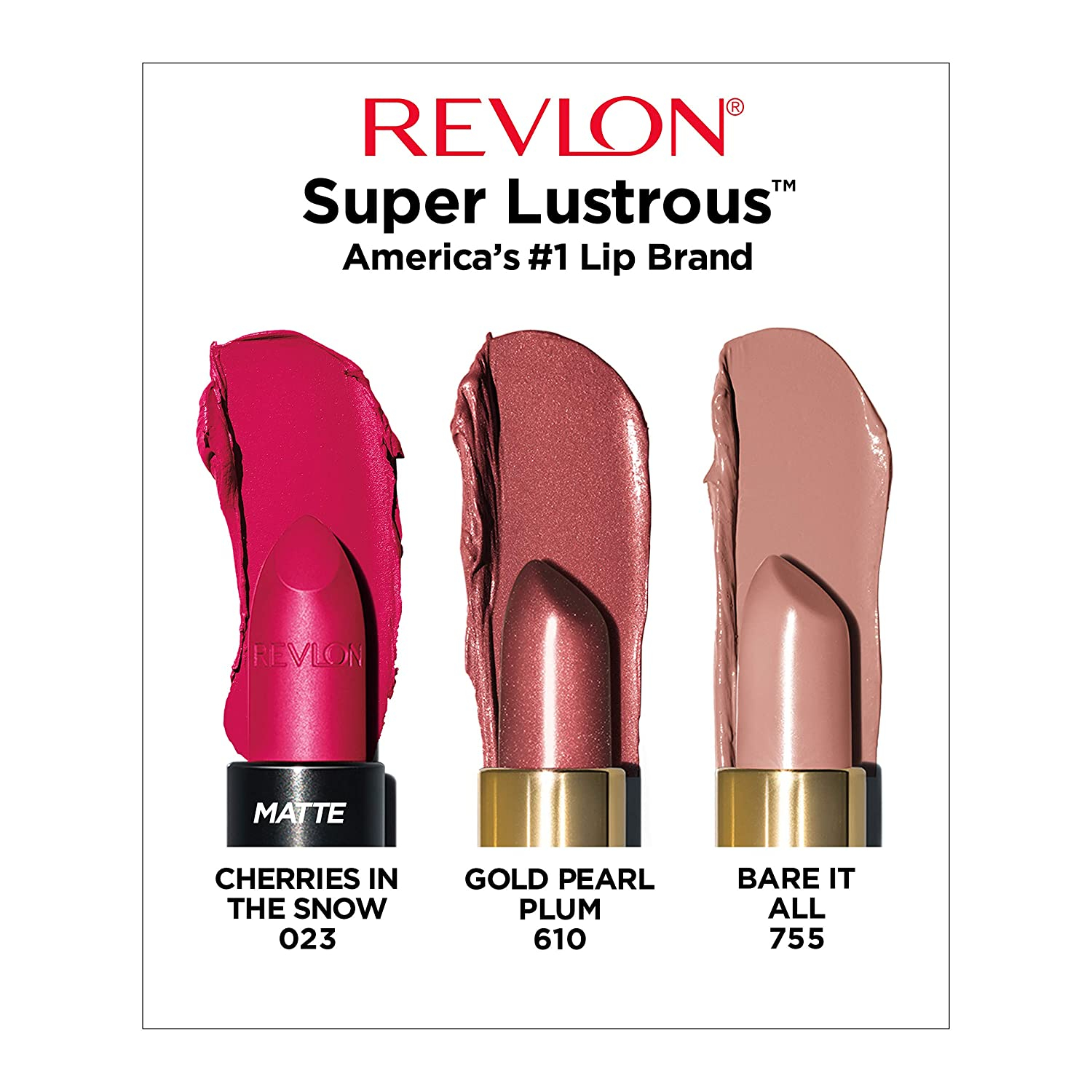 Foto 7 pulgar | Venta Internacional - Lápiz Labial Super Lustrous Juego de 3 Colores de Labios Multiacabado Crema Perlado y Mate