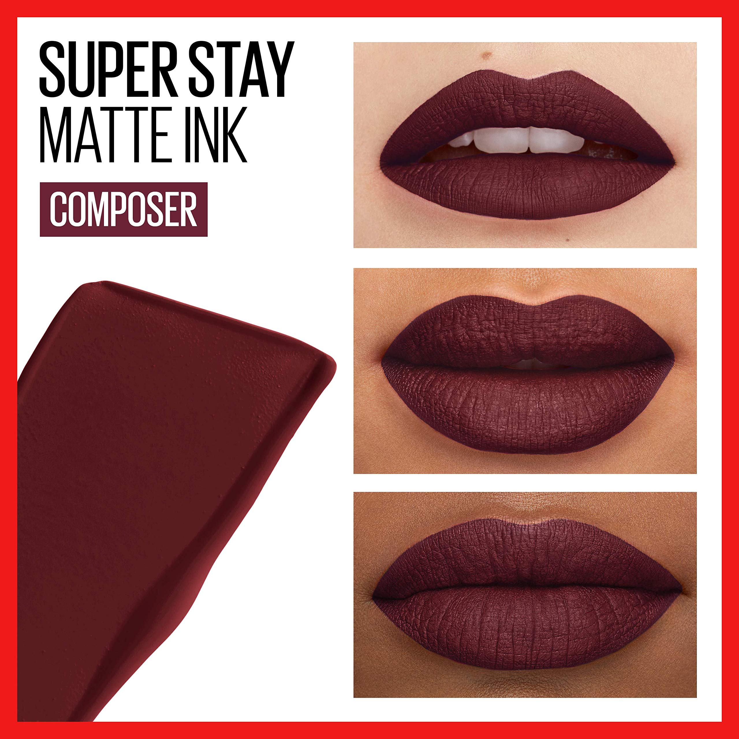 Foto 2 | Venta Internacional - Maybelline New York Superstay Matte Ink City Edition Lápiz Labial Líquido, Compositor, 0.17 Onzas