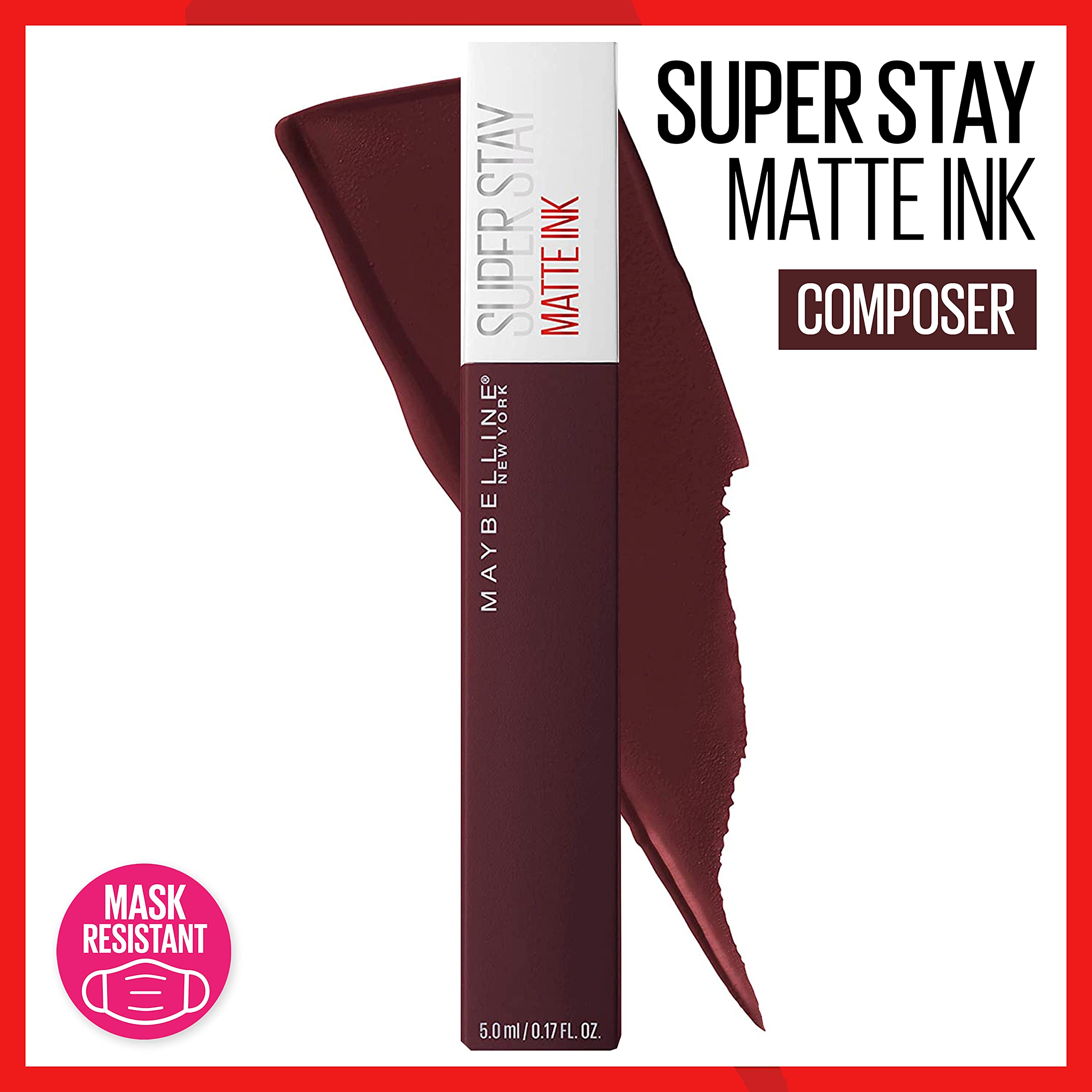 Foto 4 pulgar | Venta Internacional - Maybelline New York Superstay Matte Ink City Edition Lápiz Labial Líquido, Compositor, 0.17 Onzas