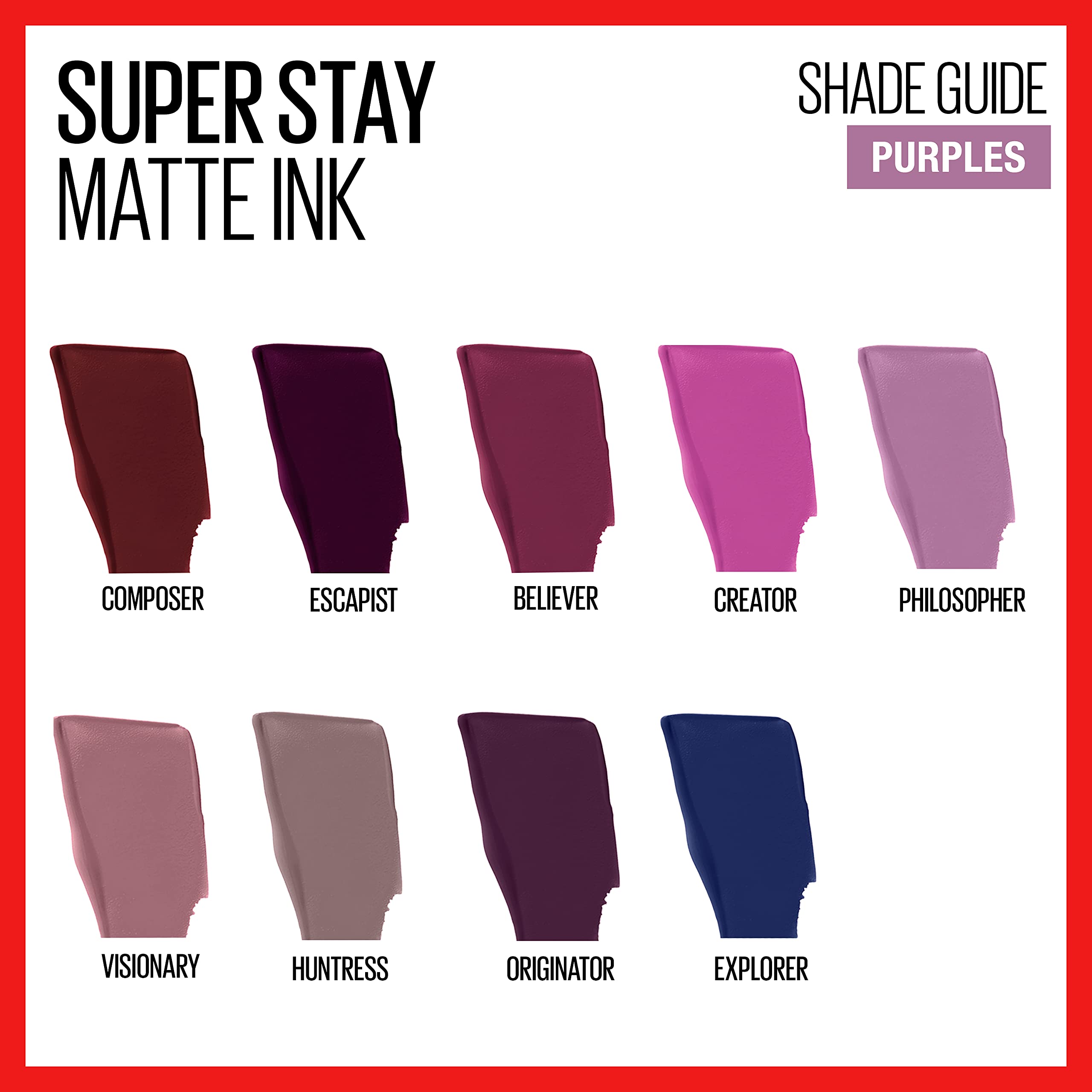 Foto 5 | Venta Internacional - Maybelline New York Superstay Matte Ink City Edition Lápiz Labial Líquido, Compositor, 0.17 Onzas