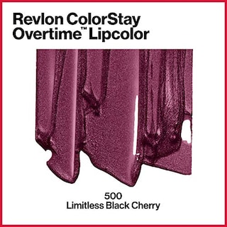 Foto 2 | Venta Internacional - Lápiz Labial Revlon Colorstay Overtime 500 Limitess Black Cherry
