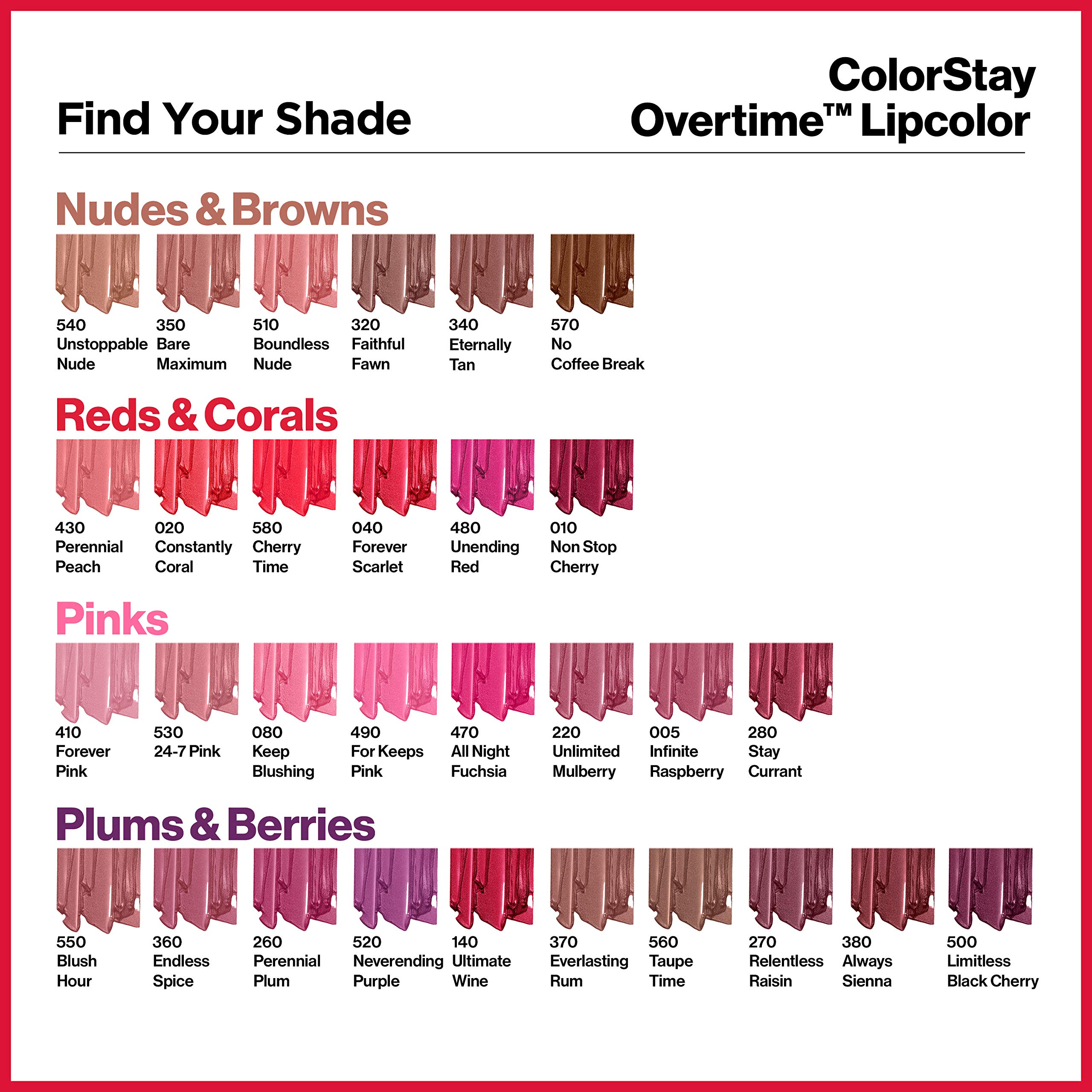 Foto 8 | Venta Internacional - Lápiz Labial Revlon Colorstay Overtime Lápiz Labial Líquido