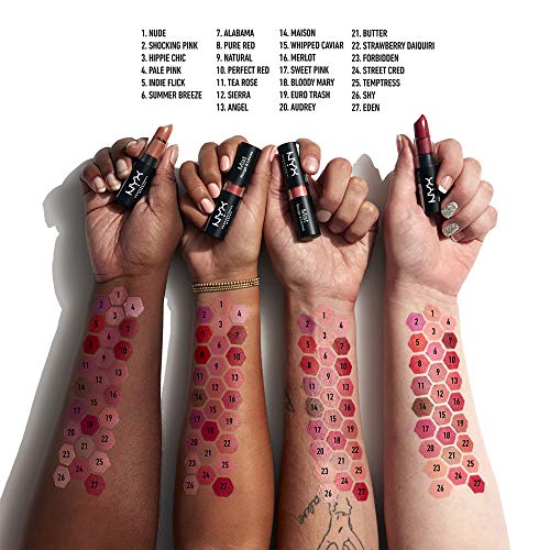 Foto 5 | Venta Internacional - Lápiz Labial Mate Nyx Professional Makeup, Color Merlot (roj