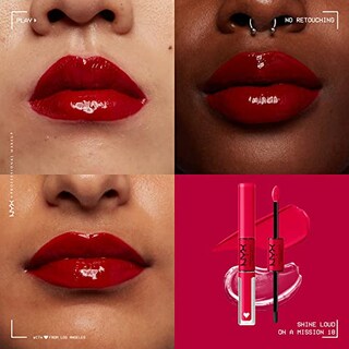 Foto 3 | Lápiz De Labios Líquido Nyx Professional Makeup Shine Loud D - Venta Internacional.