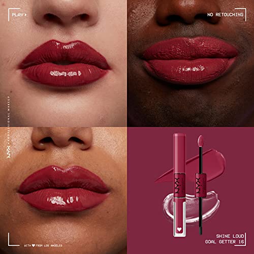 Foto 4 pulgar | Lápiz De Labios Líquido Nyx Professional Makeup Shine Loud D - Venta Internacional.