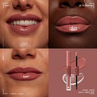 Foto 3 | Lápiz De Labios Líquido Nyx Professional Makeup Shine Loud D - Venta Internacional.