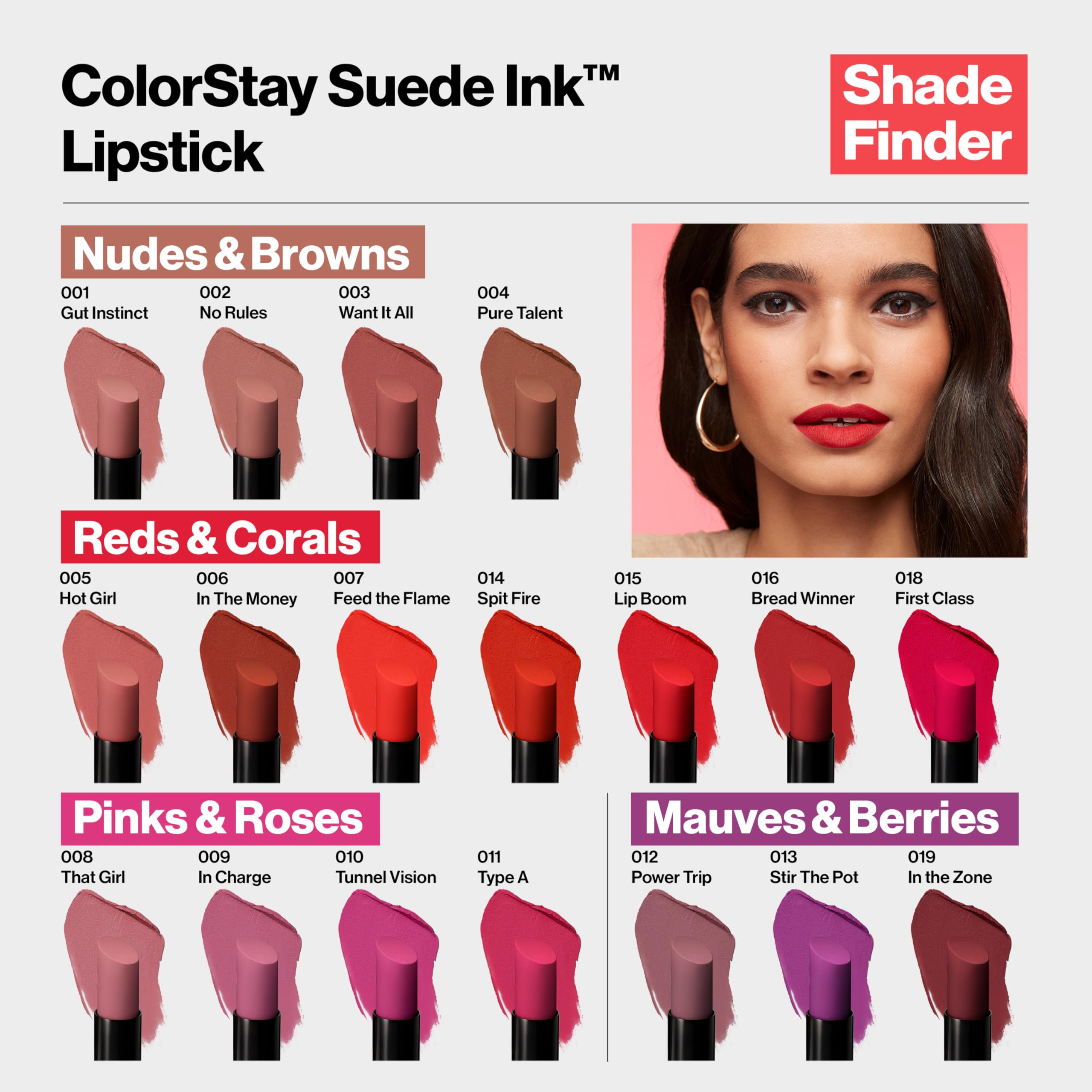 Foto 5 pulgar | Lápiz Labial Revlon Colorstay Suede Ink 018 First Class 2.6 Ml - Venta Internacional