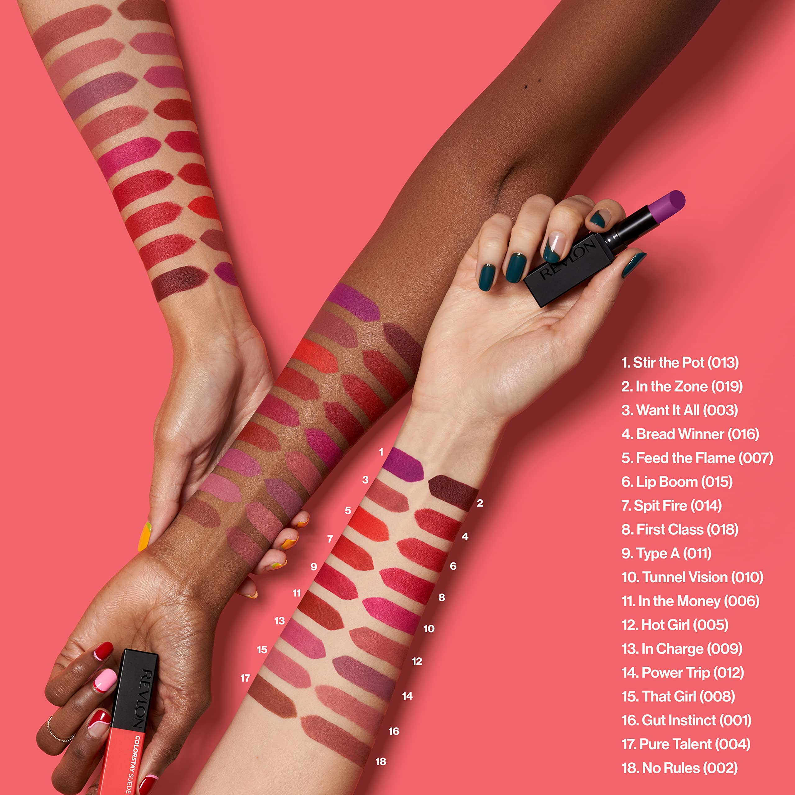 Foto 8 pulgar | Lápiz Labial Revlon Colorstay Suede Ink 018 First Class 2.6 Ml - Venta Internacional