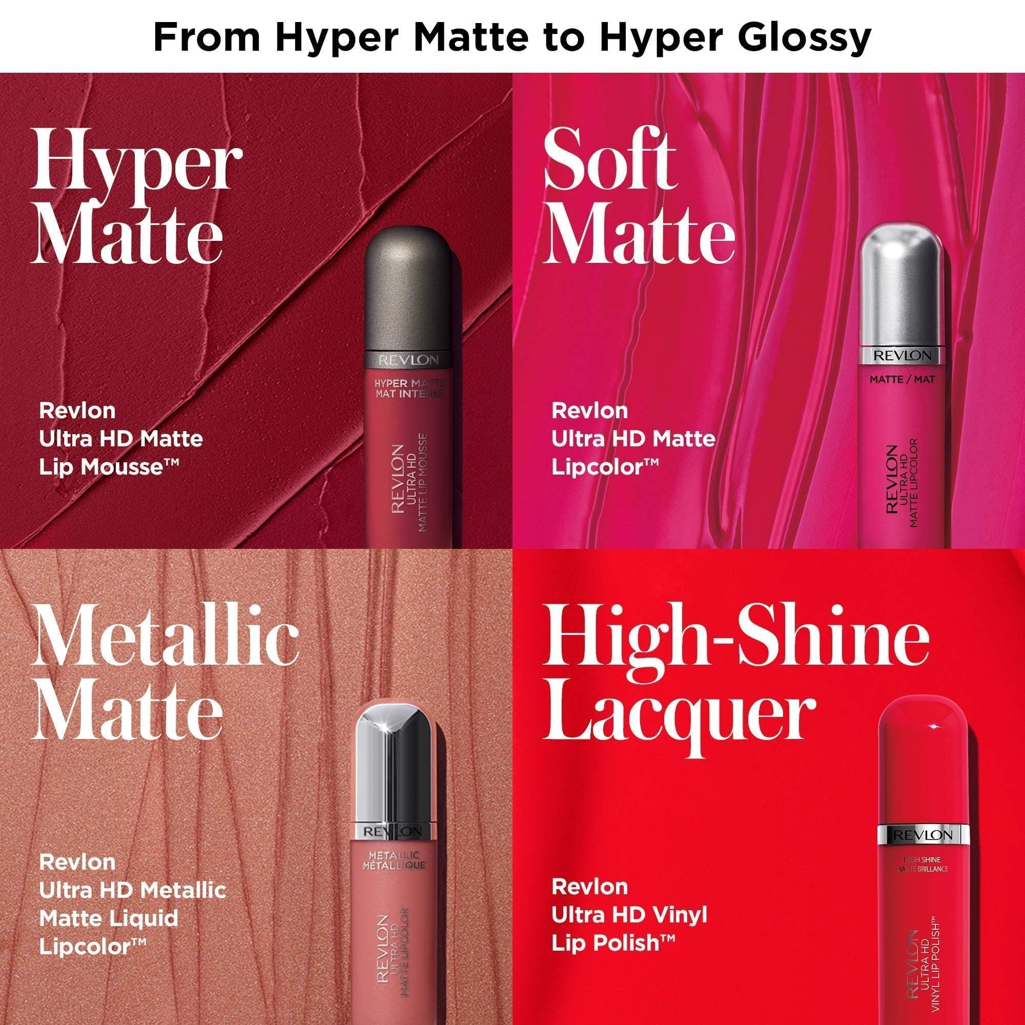 Foto 7 pulgar | Labial Líquido Revlon Ultra Hd Matte Lipcolor Obsession Pink-Venta Internacional