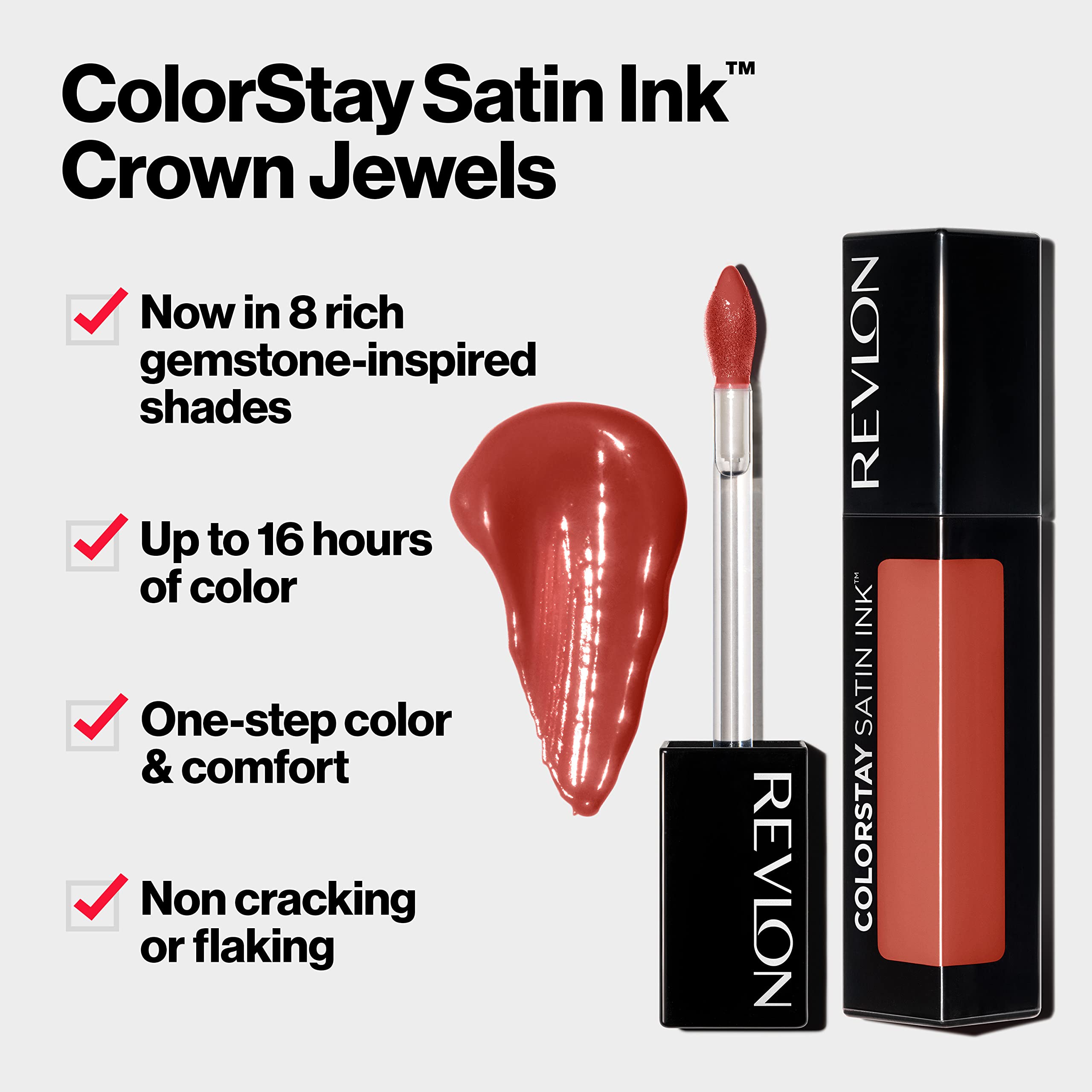 Foto 4 pulgar | Lápiz Labial Líquido Revlon Colorstay Satin Ink Crown Jewels 031 - Venta Internacional