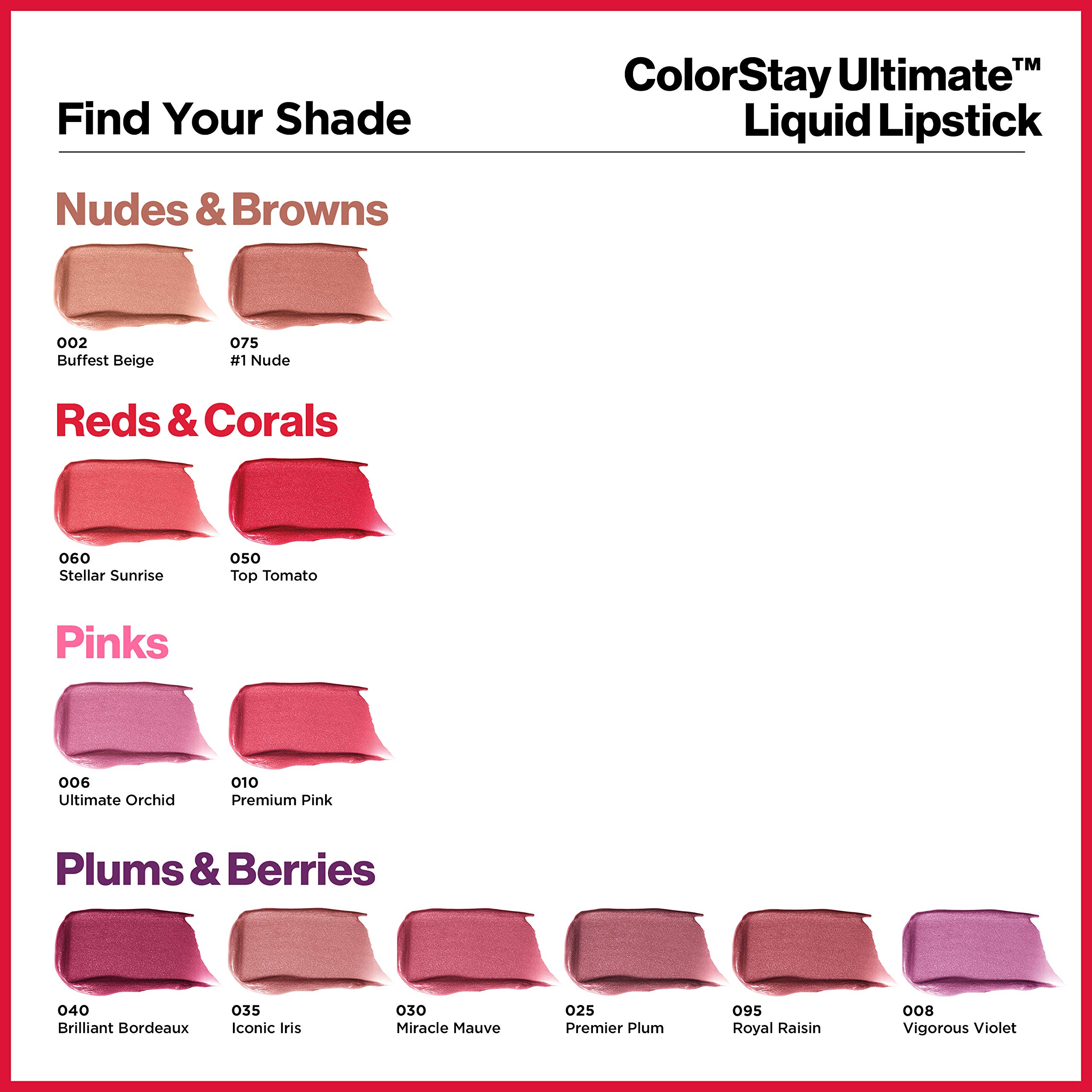 Foto 7 | Lápiz Labial Líquido Revlon Colorstay Ultimate 035 Iconic Iris - Venta Internacional