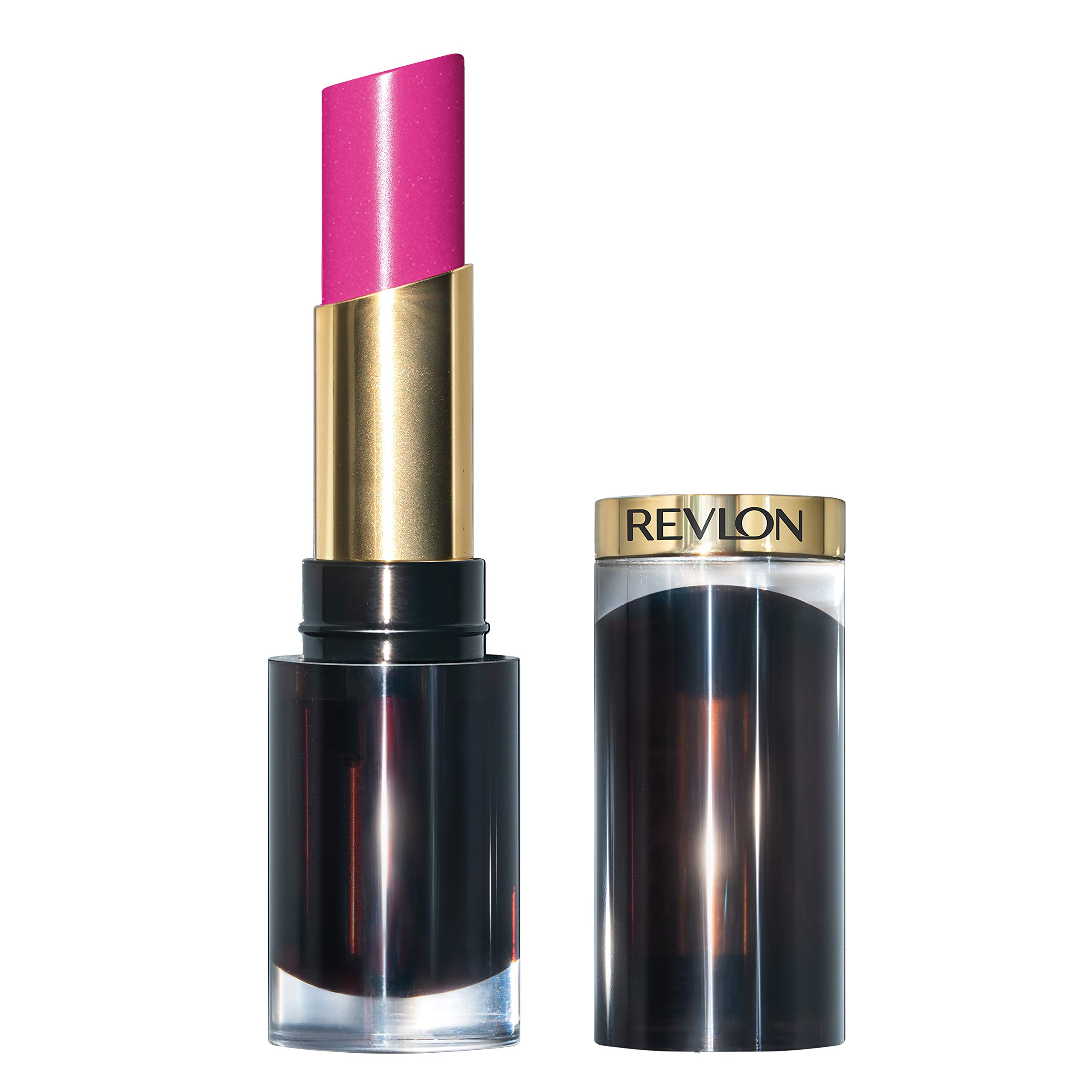 Lápiz Labial Revlon Super Lustrous Glass Shine Fuchsia Gleam, 4,2 Ml - Venta Internacional