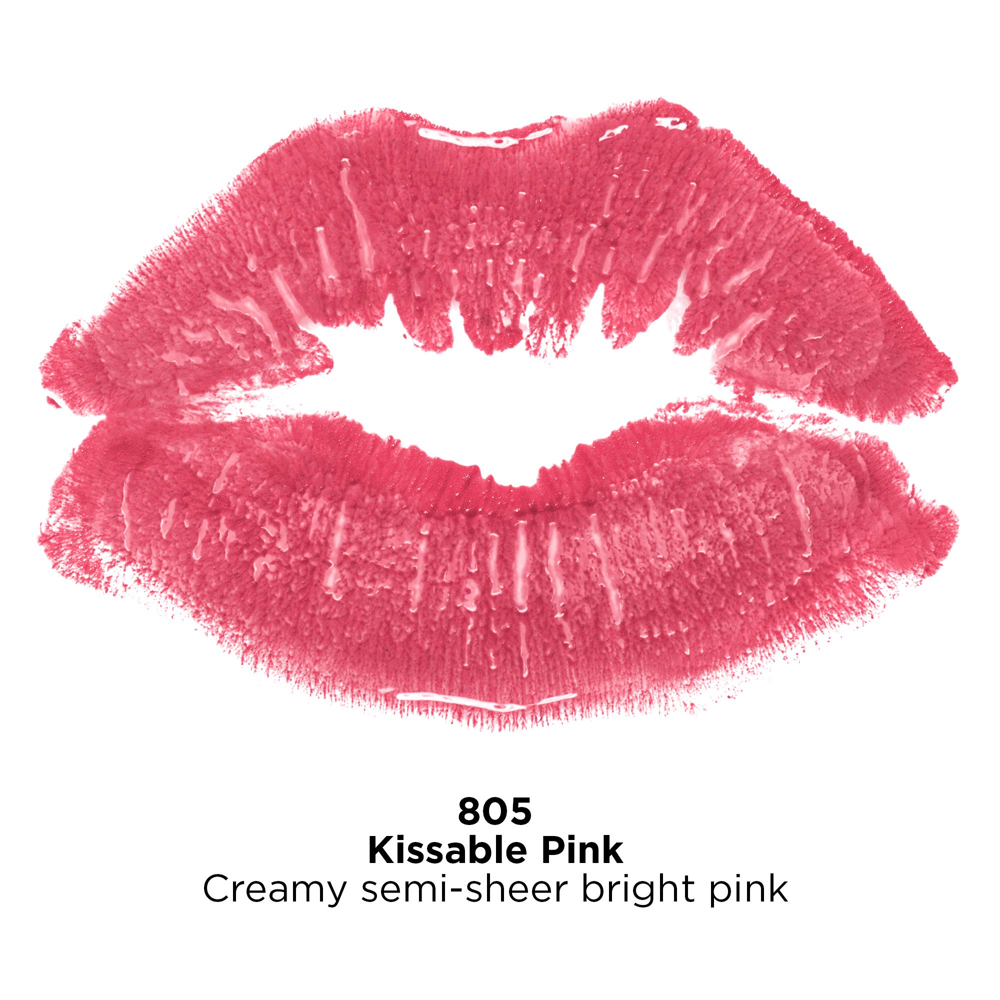 Foto 2 | Lápiz Labial Revlon Super Lustrous Shine Kissable Pink 805 - Venta Internacional