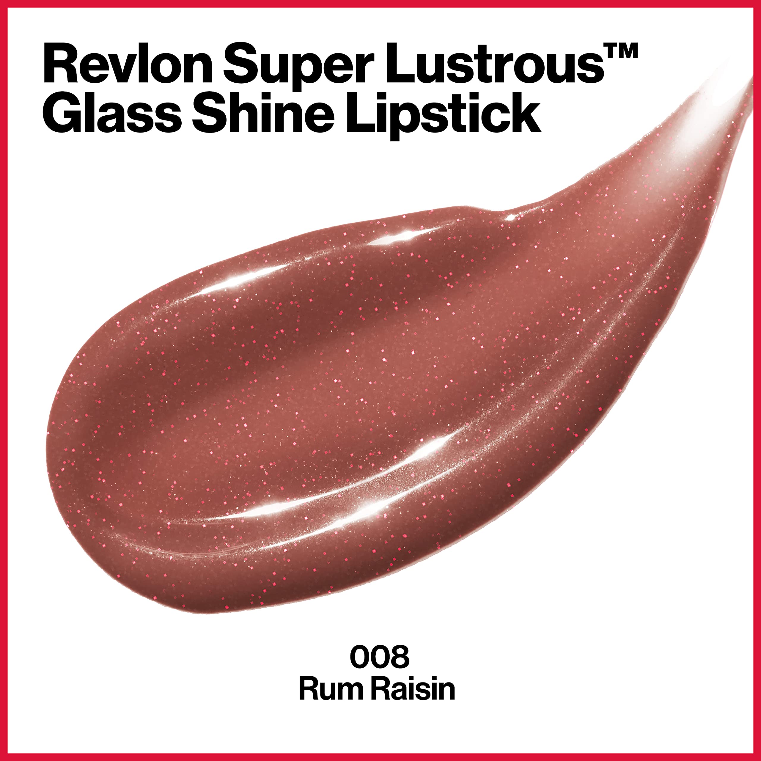 Foto 4 pulgar | Lápiz Labial Revlon Super Lustrous Glass Shine 008 Rum Raisin - Venta Internacional