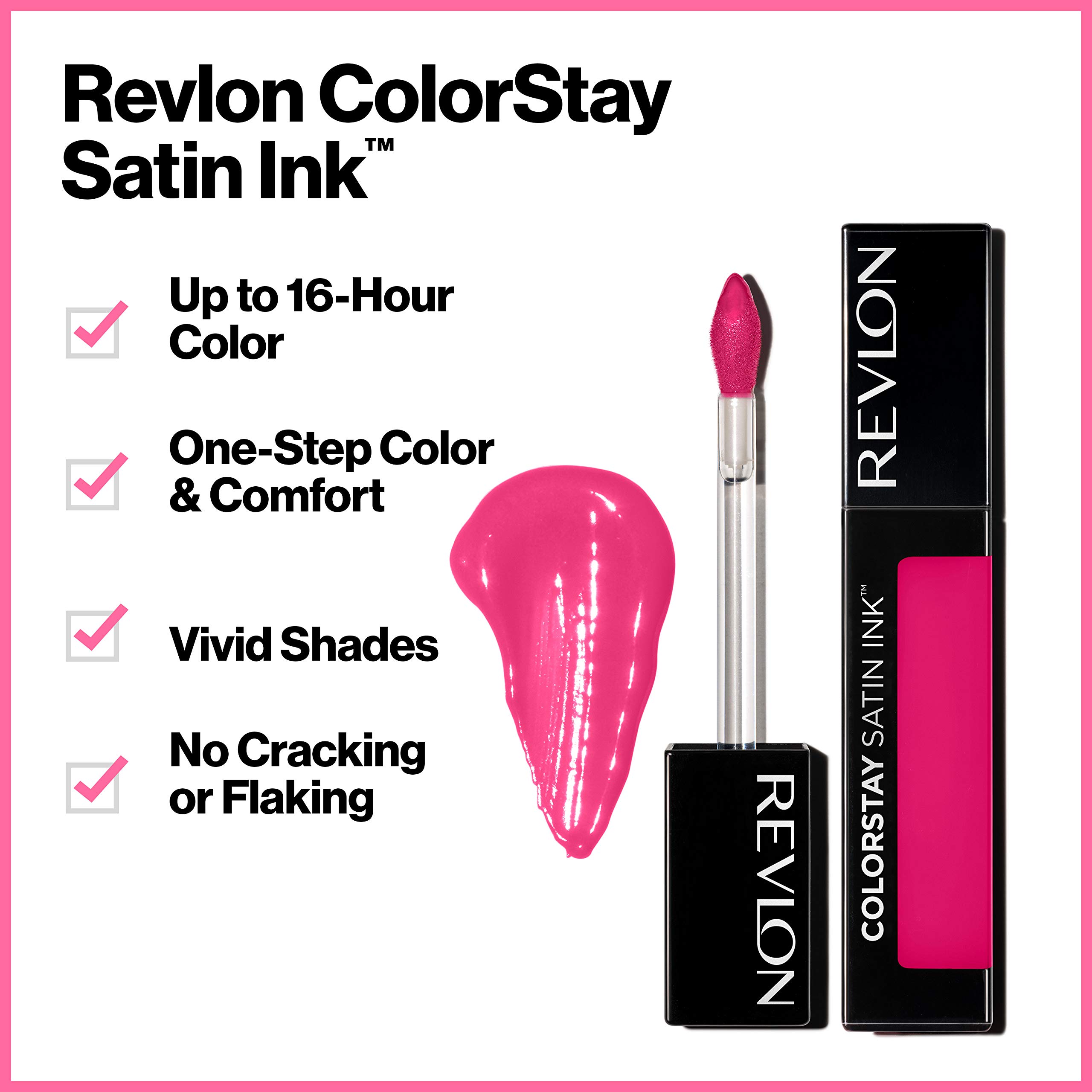 Foto 3 | Lápiz Labial Líquido Revlon Colorstay Satin Ink 007 Partner In Crime - Venta Internacional