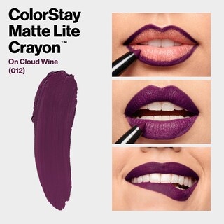 Foto 6 | Labial Revlon Colorstay Matte Lite Crayon 012 On Cloud Wine-Venta Internacional